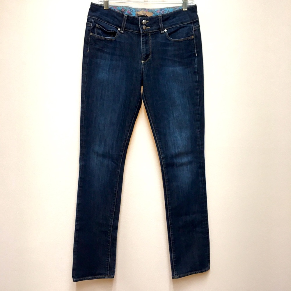 Vintage Paige Hidden Hills Straight Leg Jeans 30 Blue Mid Rise Casual Denim